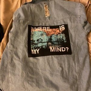 Vintage Where’s My Mind Denim Jacket